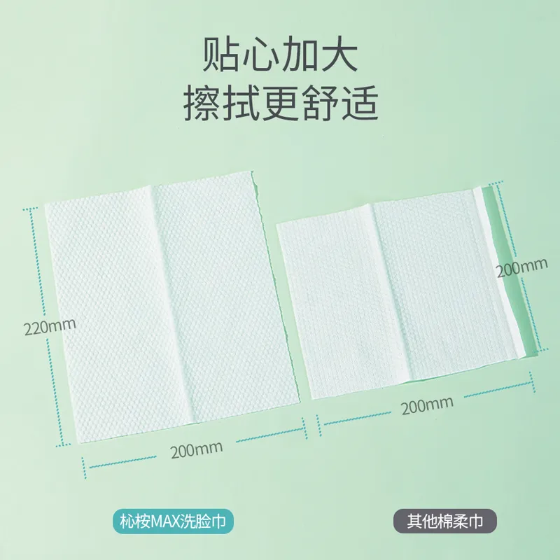 Mian'an MAX Pearl Cotton Soft Face Towels (Universal Type) 80 wipes * 3 packs * set