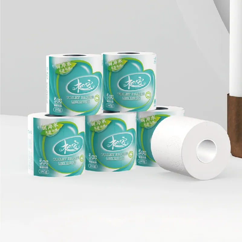 Mianan Core-Packed Toilet Paper, 10 Rolls per Pack