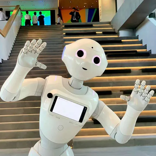 Pepper welcome robot