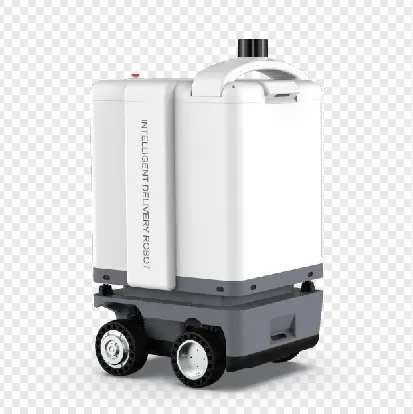 Large-scale indoor and outdoor delivery robots