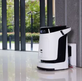 Indoor cleaning robot (automatic water filling and draining)