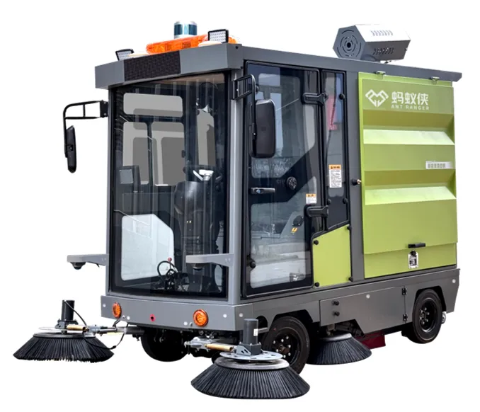 Driverless cleaning vehicle