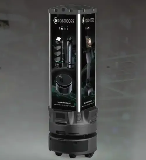 temi mobile advertising robot