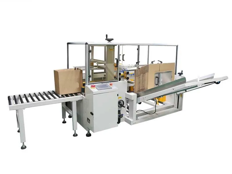 Vertical automatic carton forming and bottom sealing machine