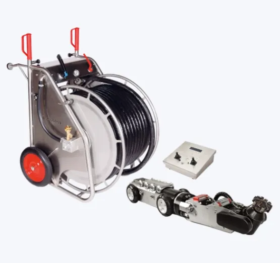 High-power pneumatic motor, diamond cutter head, milling robot