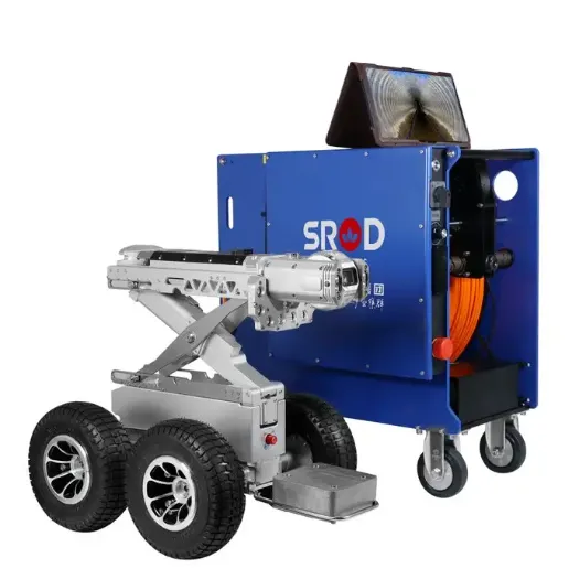 Long-distance pipeline inspection robot