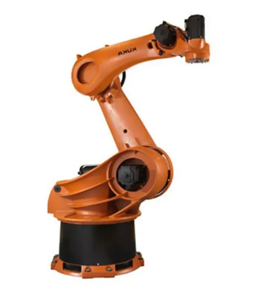 Automated industrial robotic arm, stainless steel gripper, collaborative robot