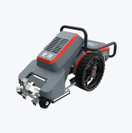 Seam-closing shot blasting robot, full-ship roughening robot