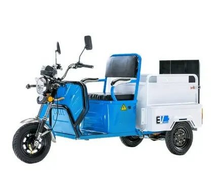 Electric three-wheeled single-bin sanitation garbage truck